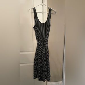 Black & White Striped Dress